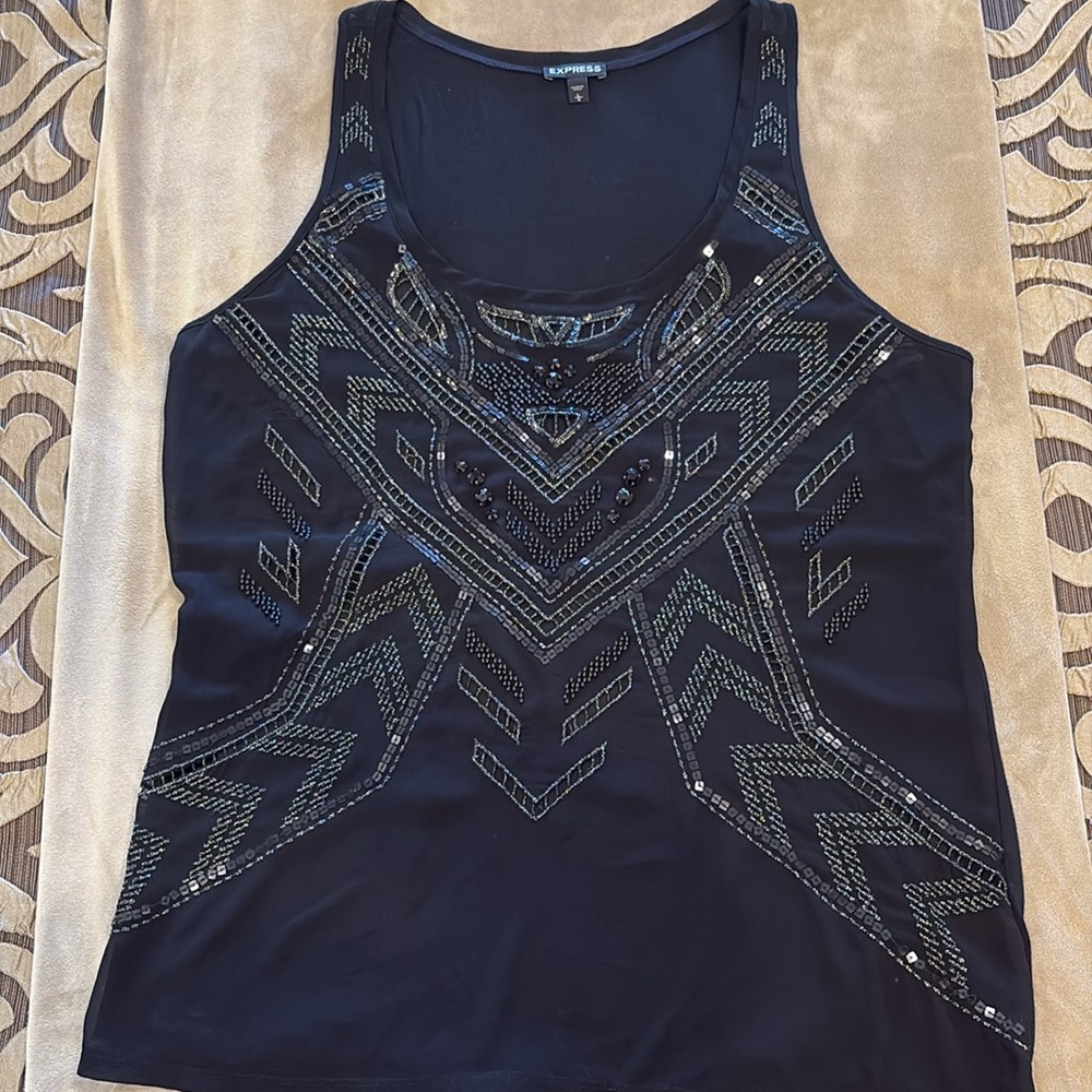 Express sequence tank top blouse